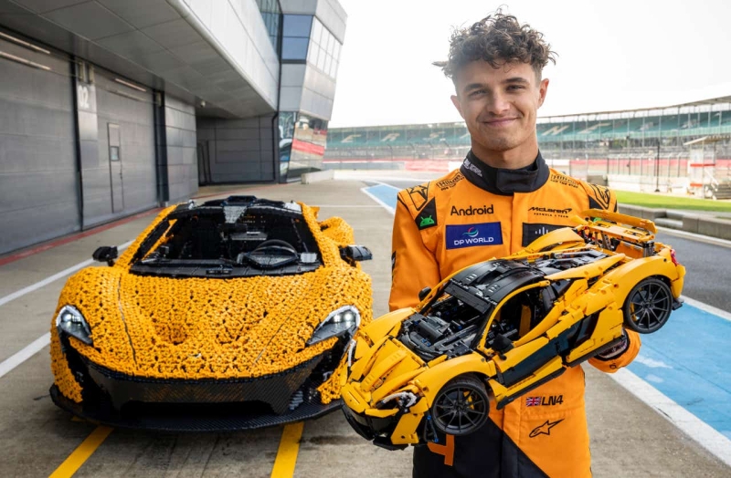 Из 342 817 деталей LEGO построили полноразмерный McLaren P1 — он может разгоняться до 64 км/ч