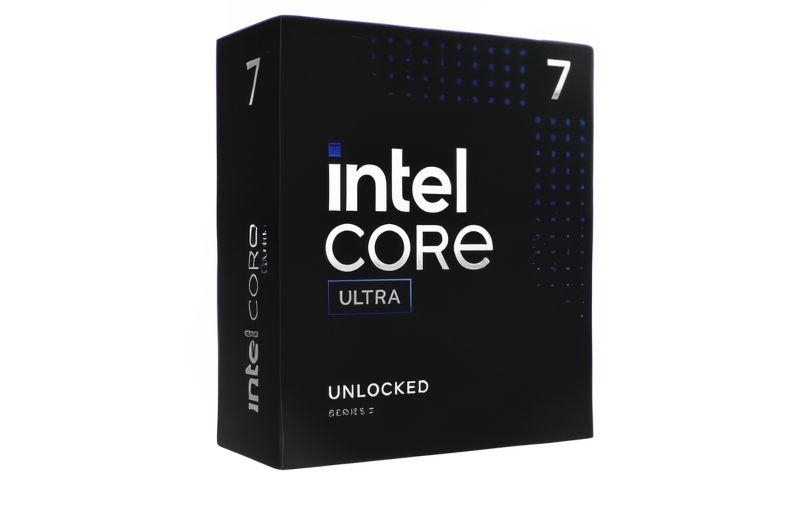 Коробки настольных процессоров Intel Core Ultra 200K показались на изображениях в непривычном чёрном цвете