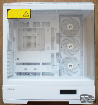 Обзор и тестирование корпуса Zalman P50 DS White: «аквариум» с подсветкой