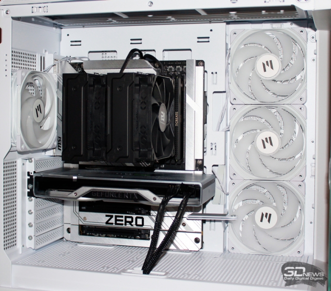 Обзор и тестирование корпуса Zalman P50 DS White: «аквариум» с подсветкой