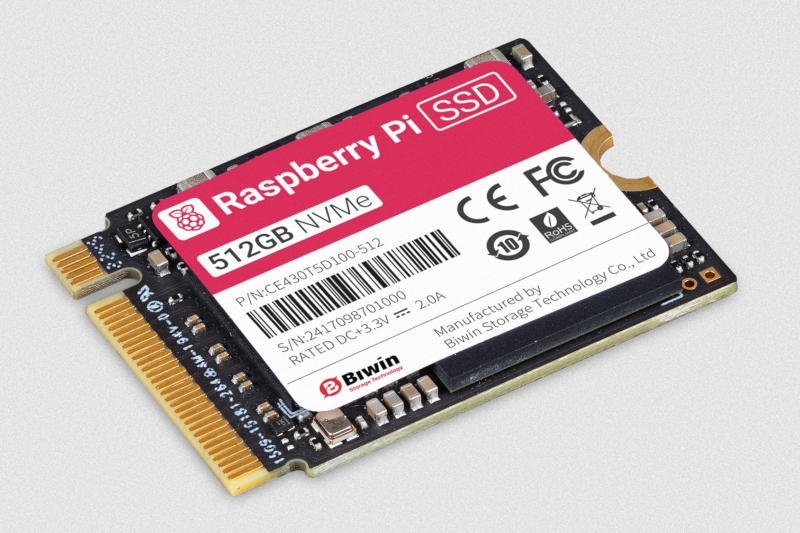 Raspberry Pi представила свои первые SSD