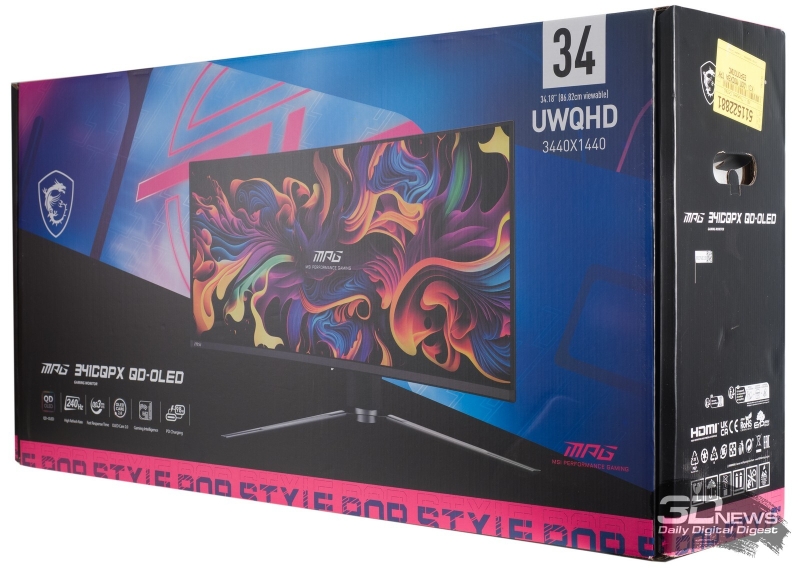 Обзор игрового UWQHD-монитора MSI MPG 341CQPX QD-OLED: ожидаемое обновление